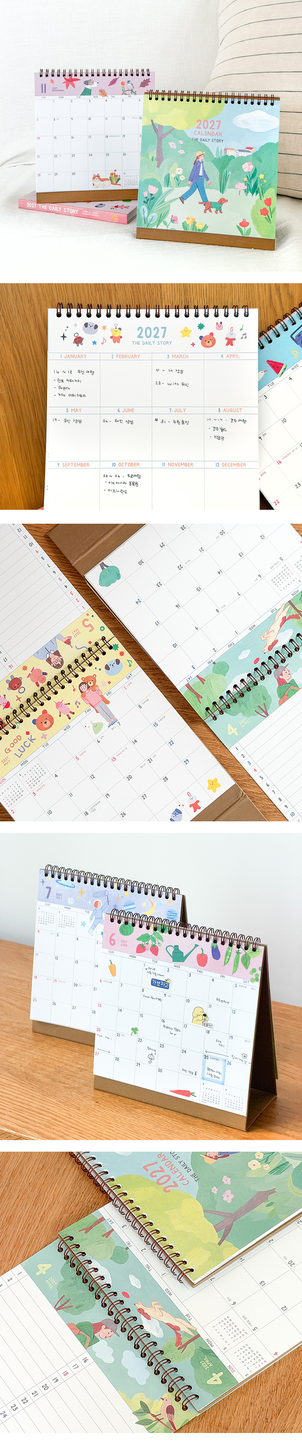 [날짜형] 2027 더 데일리 스토리 탁상 달력 상세 이미지 3